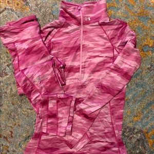 Pink Under Armour Cold Gear Set